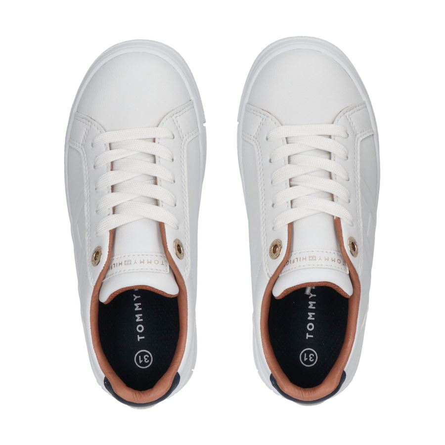 Sneakers stringate con logo in rilievo da bambino Tommy Hilfiger | T3X9338571355X336
